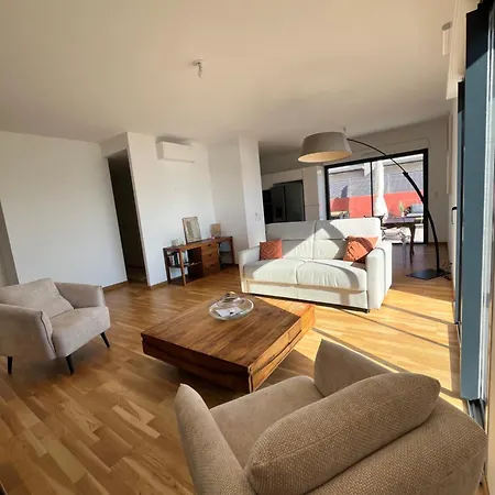 Superbe T3 Avec Rooftop Vue Et Montagne Appartamento